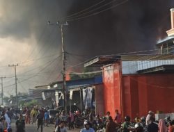 Le TPNPB prétend avoir incendié le Nouveau Marché de Sentani dans la régence de Jayapura