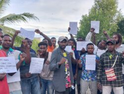 Les étudiants rejettent la construction d’un port à conteneurs sur les terres coutumières de Sumuruman à Mappi