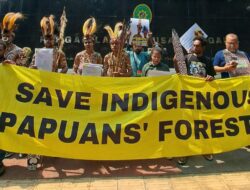 Les défenseurs de l’environnement de la tribu Awyu déposent une requête d’intervention auprès du PTUN de Jakarta